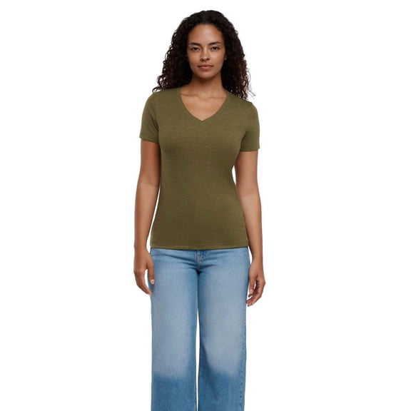 Eddie Bauer Women's Short Sleeve V-Neck T-Shirt
