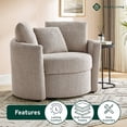 thumbnail image 2 of Lifestyle Solutions Beckett Storage Chair, 2 of 9