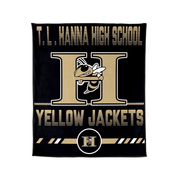 Logo Brands T L Hanna High School 60"x70" Super Plush Blanket