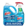 thumbnail image 1 of Windex Original Glass Cleaner, 1 spray bottle + 128 fl. oz. Refill, 1 of 13