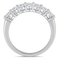 thumbnail image 5 of 1.28 CT. T.W. Oval-Cut Diamond Semi-Eternity Anniversary Ring in 14k Gold, 5 of 6
