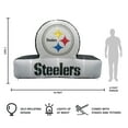 thumbnail image 4 of Logo Brands Pittsburgh Steelers Pre-Lit 7’x10’ Team Inflatable, 4 of 6