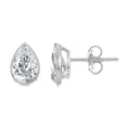 thumbnail image 1 of Lab Created Fancy Cut Diamond Stud Earrings in 14K Gold, 1 of 6