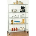 thumbnail image 6 of Seville Classics UltraDurable 5-Tier NSF Steel Shelving 48" x 24" x 72" H, 6 of 9