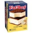 thumbnail image 1 of FatBoy Premium Vanilla Ice Cream Sandwich, Frozen 18 ct., 1 of 4