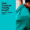 thumbnail image 5 of Glad ForceFlex MaxStrength 13-Gallong Kitchen Drawstring Trash Bags, Bahama Bliss + Febreze, Teal, 120 ct., 5 of 10