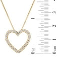thumbnail image 5 of 0.45 CT. T.W. Diamond Heart Pendant in 14K Gold, 5 of 6