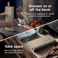 thumbnail image 4 of Ninja NeverDull 10-Piece German Stainless Steel Knife Set with Removable Sharpener, 4 of 12