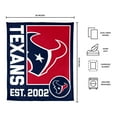 thumbnail image 3 of Logo Brands Houston Texans 60"x70" Super Plush Blanket, 3 of 6