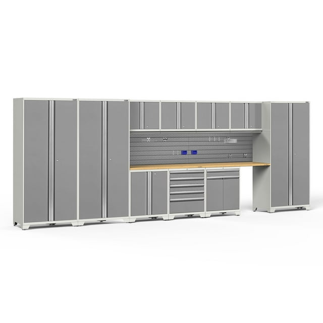 NewAge Products Pro Series 12 Piece Cabinet Set, 220" W x 24" D x 85.25" H