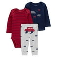 thumbnail image 1 of Carter's Boys 3-Piece Bodysuit Pant Set, 1 of 11