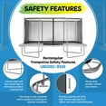 thumbnail image 5 of Upper Bounce Mega Rectangular Trampoline with Fiber Flex Enclosure System, 9' x 15', 5 of 7