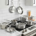 thumbnail image 2 of Cuisinart MultiClad Pro Triple Ply Stainless Cookware 12-Piece Set, 2 of 7