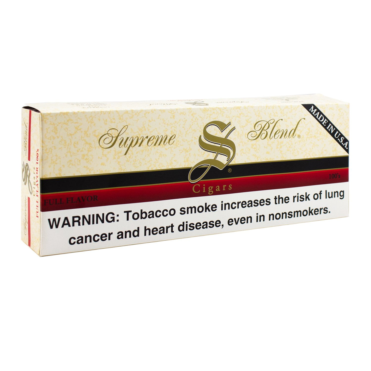 flavour cigarette price Supreme Blend Cigars Full Flavor 100's 20 ct., 10 pk