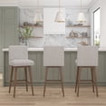 thumbnail image 8 of HH2 Home Parson Wood Adjustable Height Swivel Bar Stool, 8 of 20