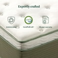 thumbnail image 3 of ZINUS Night Therapy 14” Cooling Hybrid Mattress Set With Antimicrobial Cover, 3 of 10