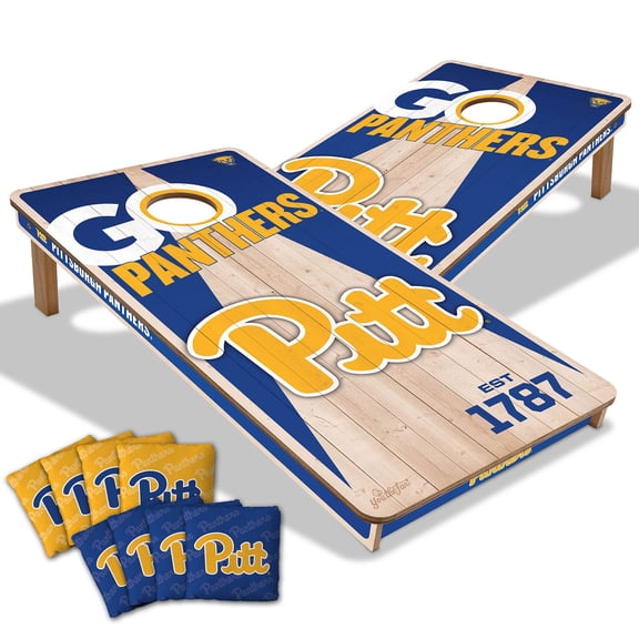 YouTheFan Pittsburgh Panthers 2'x4' Cornhole Board Set