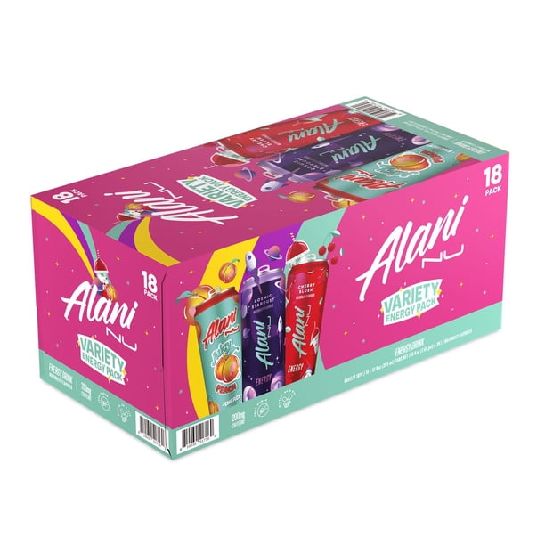 Alani Nu Energy Drink New Variety Pack, 12 fl. oz., 18 pk