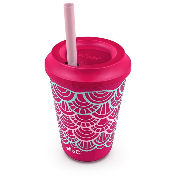Ello Kids 12-Ounce Color Changing Tumblers with Lids and Straws