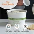 thumbnail image 4 of World Centric Compostable FSC Paper Bowls, 32 oz. 100 ct., 4 of 9