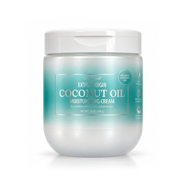 NatureWell Coconut Oil Moisturizing Cream, 16 oz.