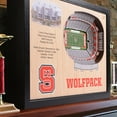 thumbnail image 2 of YouTheFan NC State Wolfpack 25-Layer Football Stadium View 3D Wall Art, 2 of 5