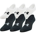 thumbnail image 1 of Under Armour Women's 6-Pack Essential Cotton Ultra Low Sock, 1 of 5