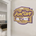 thumbnail image 3 of YouTheFan LSU Tigers 17"x12.5" 3D Multi-Layered Fan Cave Sign, 3 of 5