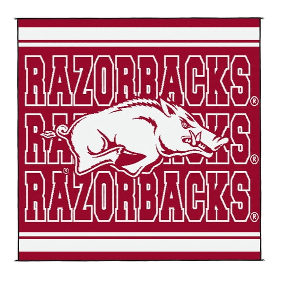 Logo Brands Arkansas Razorbacks 106"x106" Rally Mat