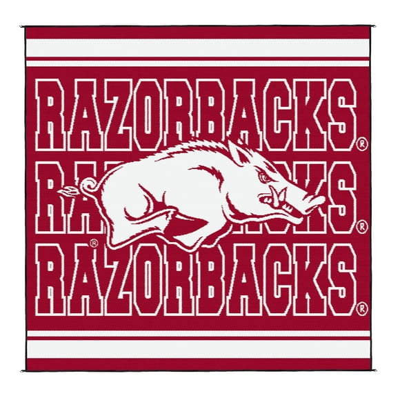 Logo Brands Arkansas Razorbacks 106"x106" Rally Mat
