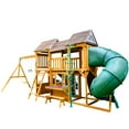 thumbnail image 19 of KidKraft Adventure Bend Wooden Swing Set with Three Slides, 19 of 19