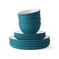 thumbnail image 1 of Member's Mark 12-Pieces Stoneware Two-Tone Dinnerware Set, 1 of 4