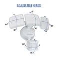 thumbnail image 4 of Westinghouse  5000 Lumen Motion Activated Integrated LED Outdoor Triple Head Security Light, 4 of 10