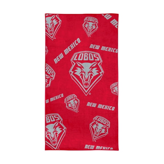 Logo Brands New Mexico Lobos 38"x72" Beach Towel