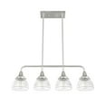thumbnail image 9 of Hunter Cypress Grove with Clear Holophane Glass 4 Light Chandelier Ceiling Light Fixture, 9 of 10