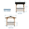 thumbnail image 19 of Backyard Discovery 9' x 10' Granada Grill Gazebo with Outdoor Bar, 19 of 21