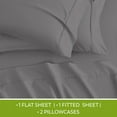 thumbnail image 4 of Purity Home Brushed Organic Cotton Percale Sheet Set, Assorted Sizes, 4 of 8