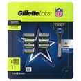 thumbnail image 10 of Gillette Labs NFL Dallas Cowboys Men's Razor, Handle + 8 Cartridges, 10 of 10