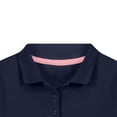 thumbnail image 3 of Nautica Girls Uniform Short Sleeve Interlock Polo, 3 of 5