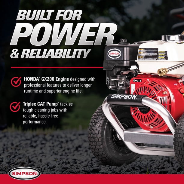 Aluminum ALH3228(-S) 49-State 3400 PSI at 2.5 GPM HONDA® GX200