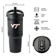 thumbnail image 3 of Logo Brands Virginia Tech Hokies Stainless Steel Tumbler Set, 3 of 7