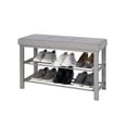 thumbnail image 5 of neatfreak Fabric Upholstered Shoe Storage Bench, 5 of 8