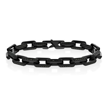 Mens Paperclip Bracelet in Stainless Steel