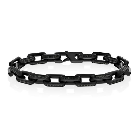 Mens Paperclip Bracelet in Stainless Steel