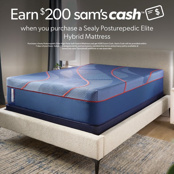 Sealy Posturepedic Elite High Point Soft Hybrid Mattress