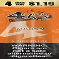 thumbnail image 2 of 4K's Cigarillo Foil Pouch, Mango Pre-Priced $1.19 for 4 cigars, 15 pack, 2 of 2