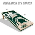 thumbnail image 5 of YouTheFan Michigan State Spartans 2'x4' Cornhole Board Set, 5 of 6