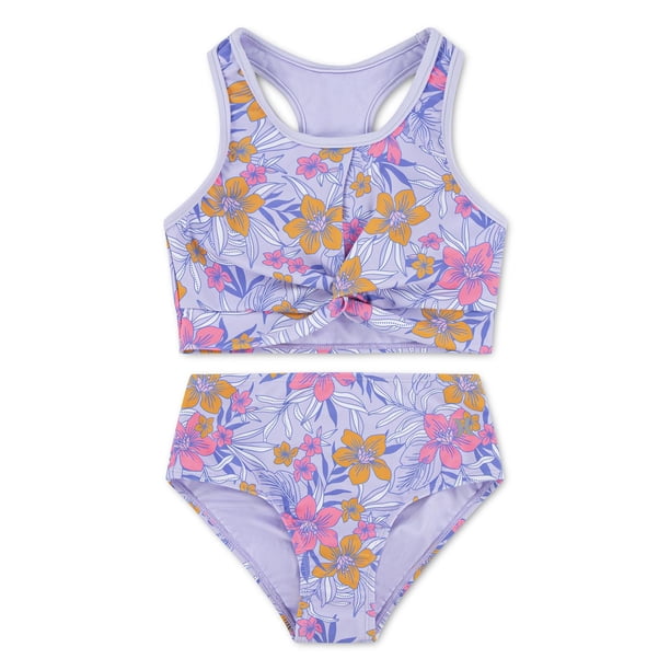 Hurley Girls 2-Piece Braided Ruffle Tankini - Samsclub.com