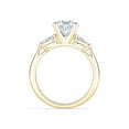 thumbnail image 2 of Lab Created Diamond Three Stone Ring in 18K Gold, 2.37 C.T.W.T., 2 of 6