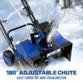 thumbnail image 5 of Snow Joe 18 Inch Wide 48V Cordless Snow Blower with Cover + (2) 4.0Ah Batteries / Charger, 5 of 18